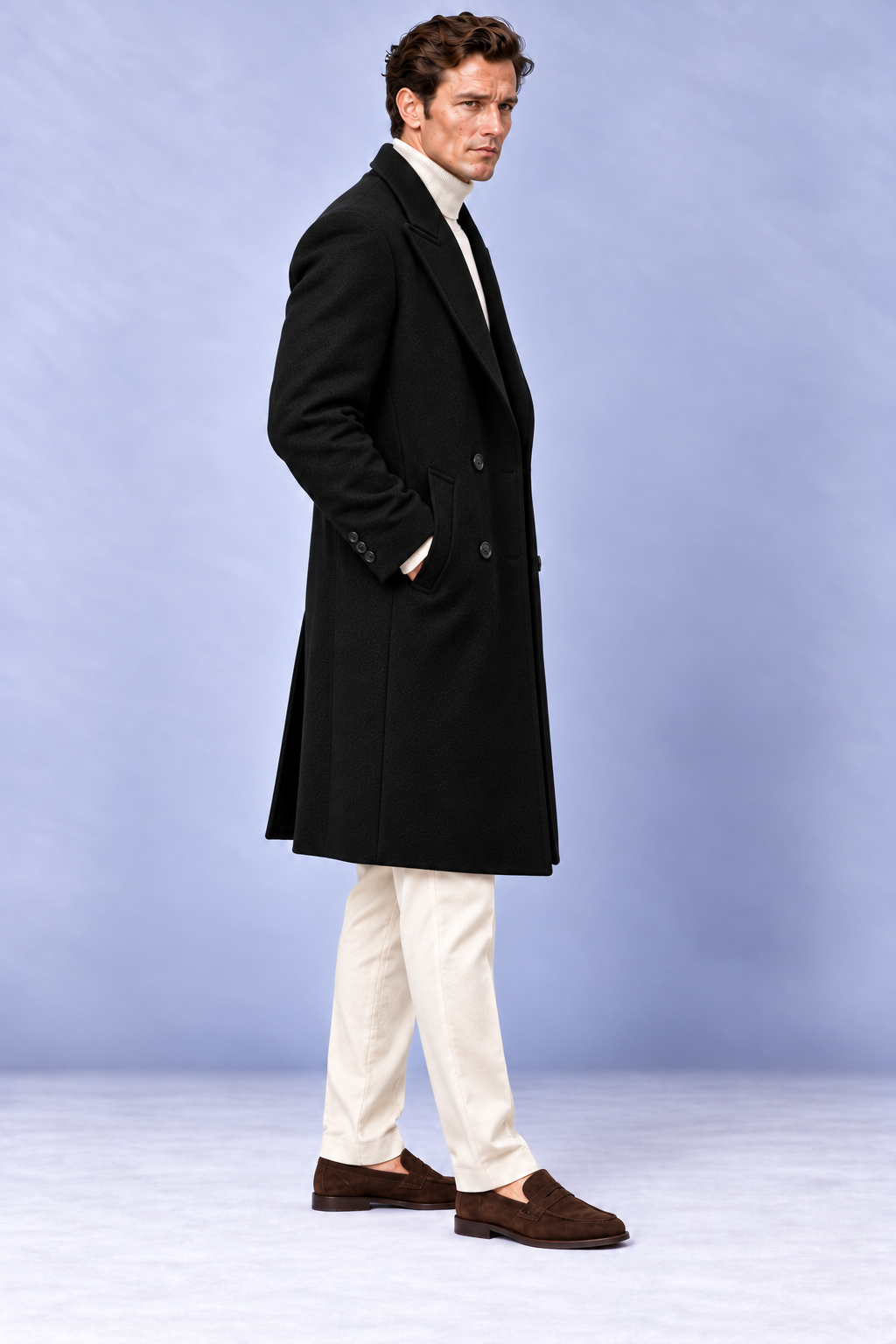 Cappotto Doppiopetto In Lana