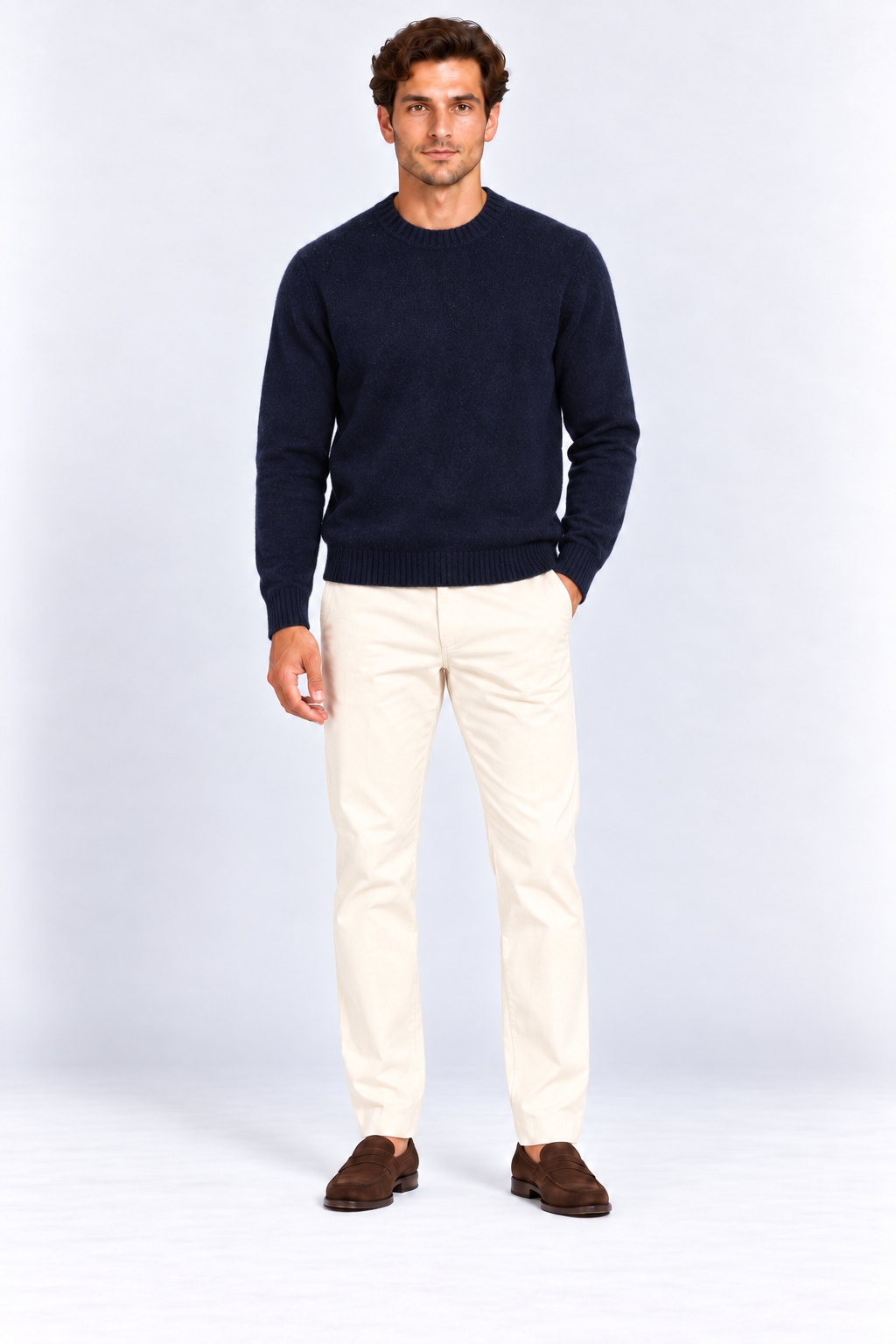 Maglione Girocollo In Lana