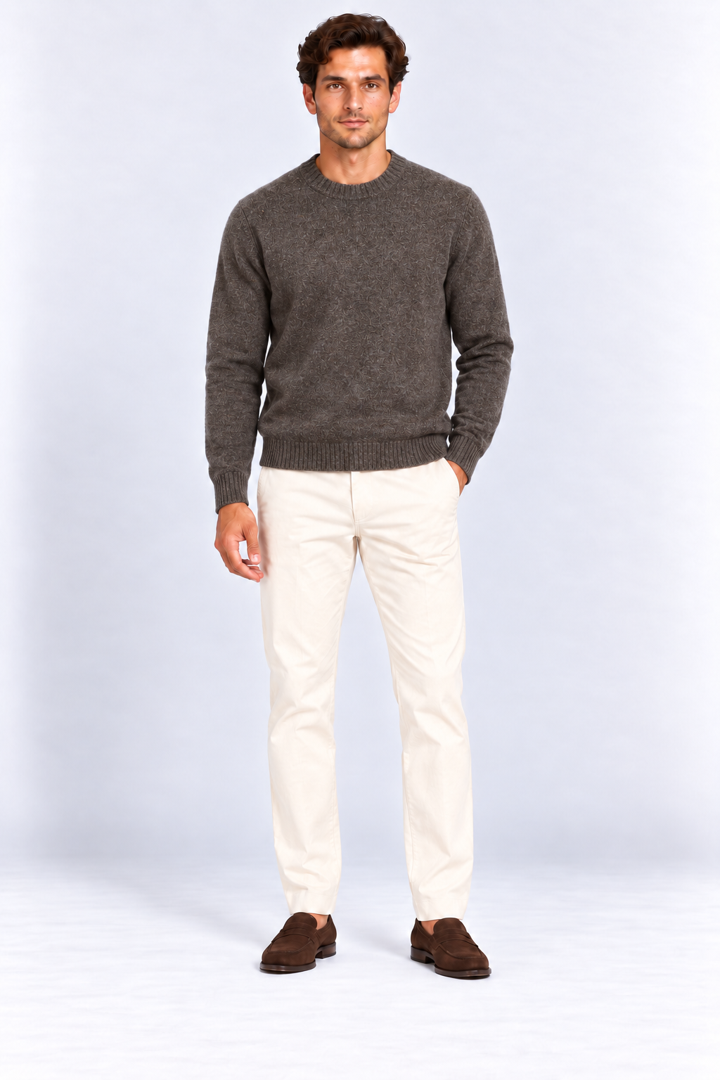 Maglione Girocollo In Lana