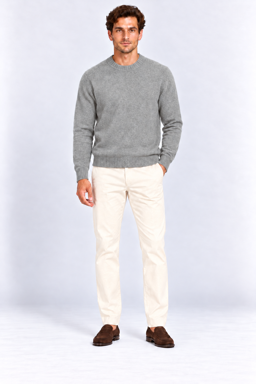 Maglione Girocollo In Lana