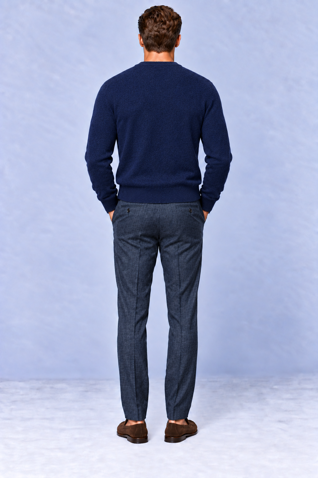Maglione Scollo a V In Lana & Cashmere