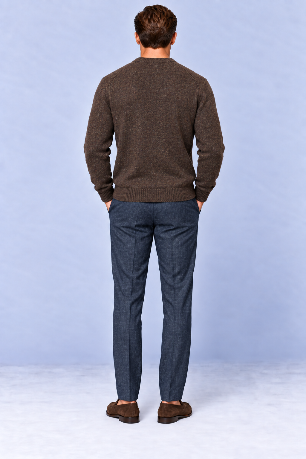 Maglione Scollo a V In Lana & Cashmere