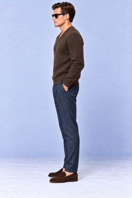Cable Knit Sweater - Wool & Cashmere