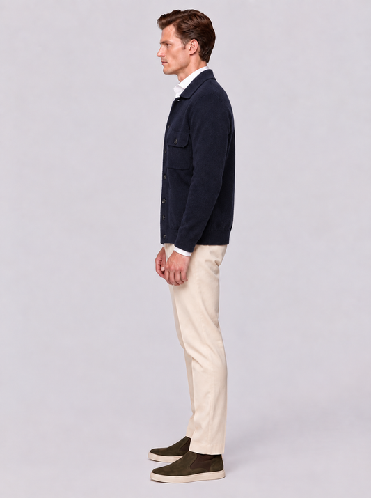 Overshirt in Lana Cashmere
