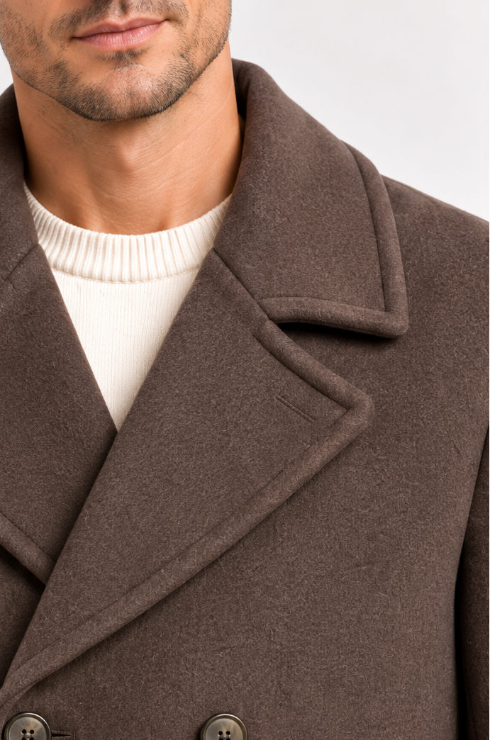 Cappotto Peacoat In Lana