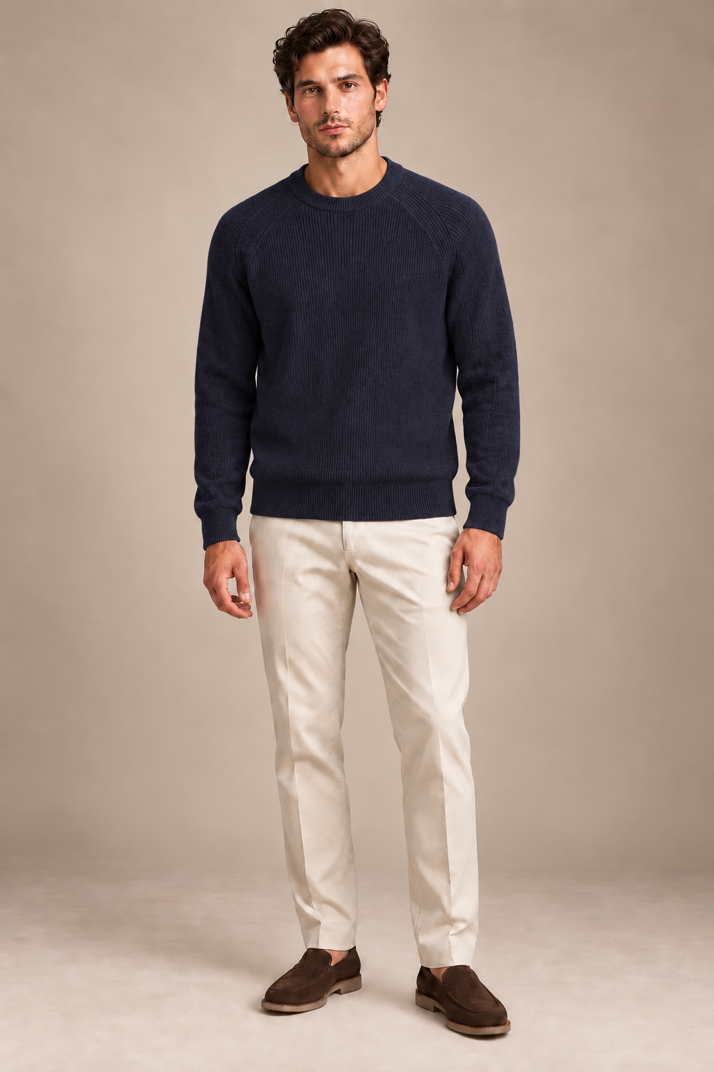 Maglione Girocollo Lana & Cashmere