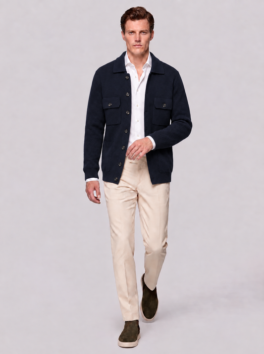 Overshirt in Lana Cashmere