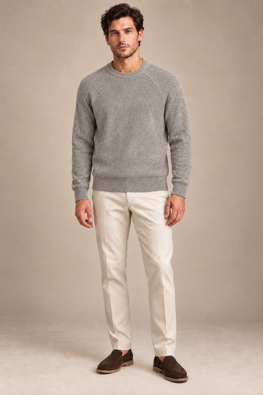 Maglione Girocollo Lana & Cashmere