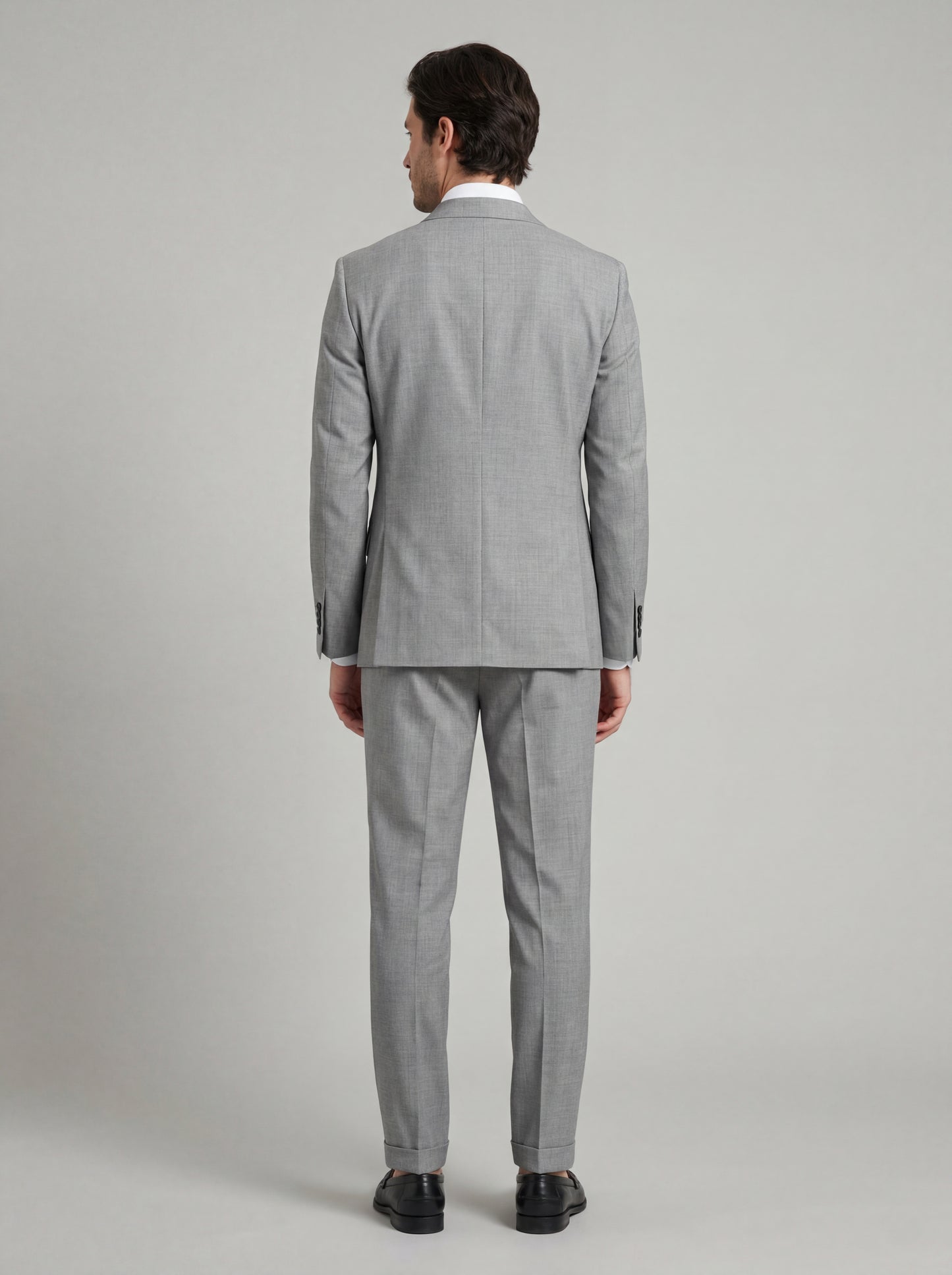 Tailored Double-Breasted Jacket - Cool Wool