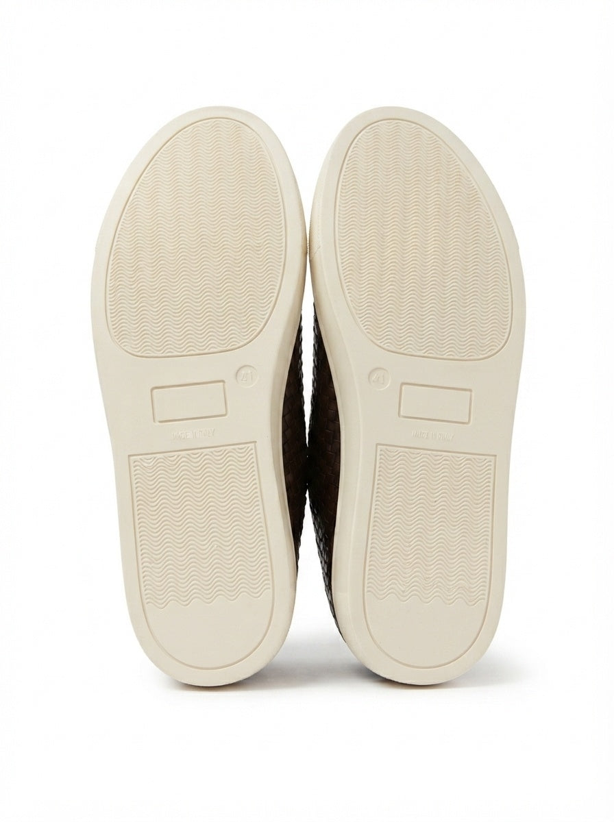 Sneakers In Pelle Intrecciata Sète