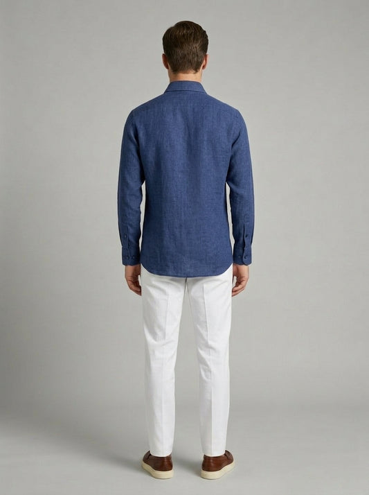 Camicia In Lino Thomas - Regular Fit