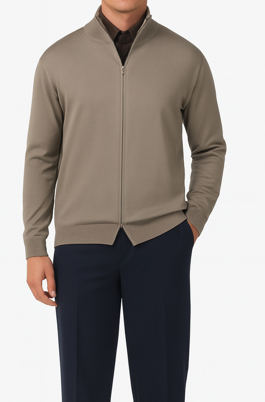 MAGLIA CON ZIP JAMES