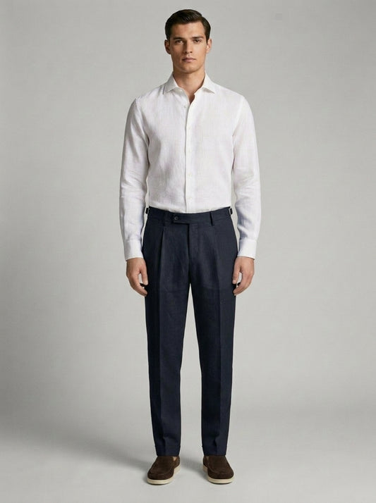 Pantalone In Lino Marcello