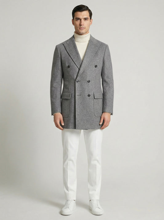 Elton Double-Breasted Coat 