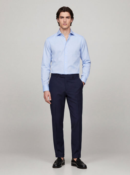 Camicia Twill Di Cotone Oliver