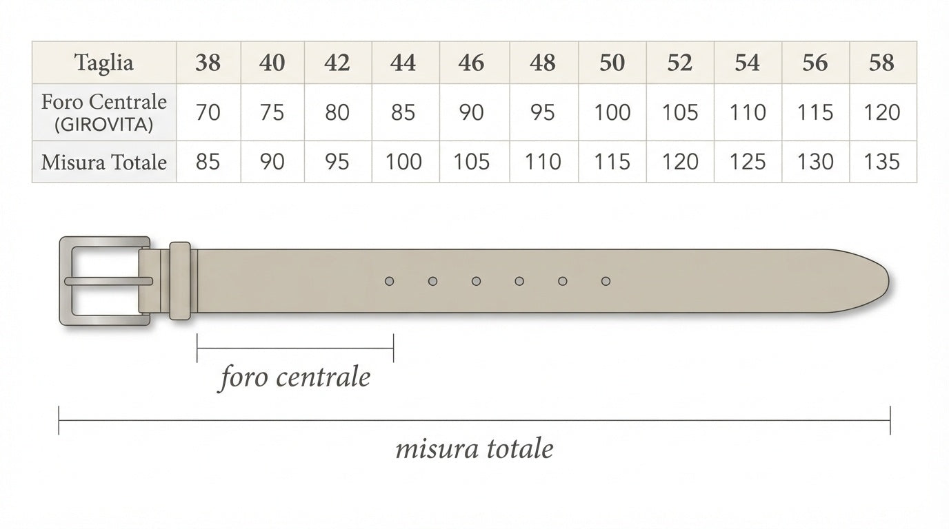 Cintura in Pamellato  - Nero