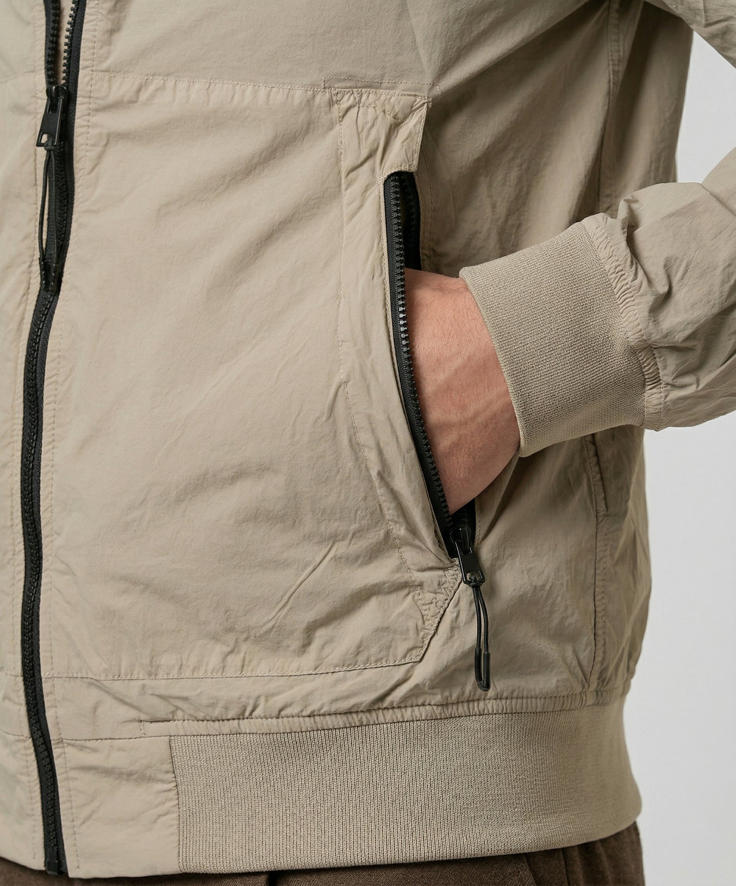 Technical Fabric Bomber Jacket