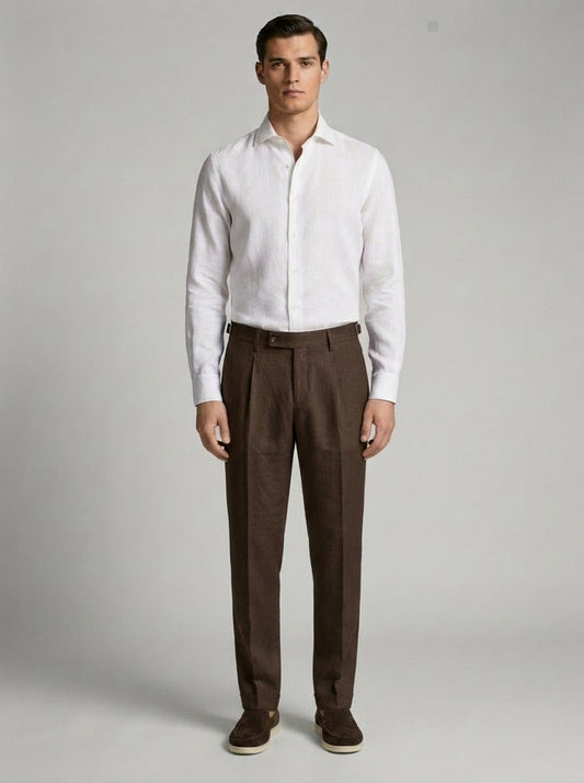Pantalone In Lino Marcello