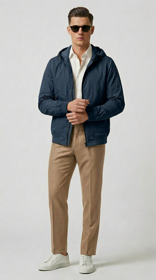 Bomber In Tessuto Tecnico