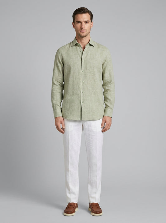 Camicia In Lino Thomas - Regular Fit