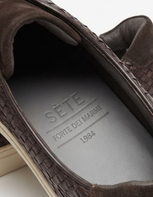 Sneakers In Pelle Intrecciata Sète