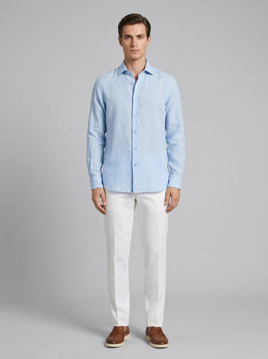 Camicia In Lino Thomas - Regular Fit