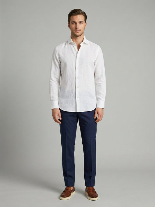 Camicia In Lino Thomas - Regular Fit