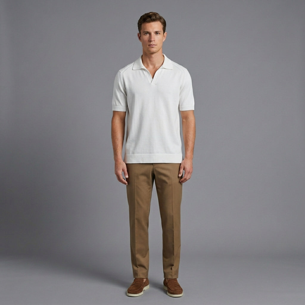 Polo In Cotone Edward - Collo Derby