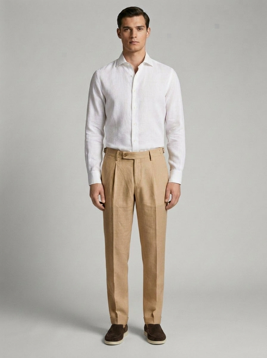 MARCELLO LINEN TROUSERS