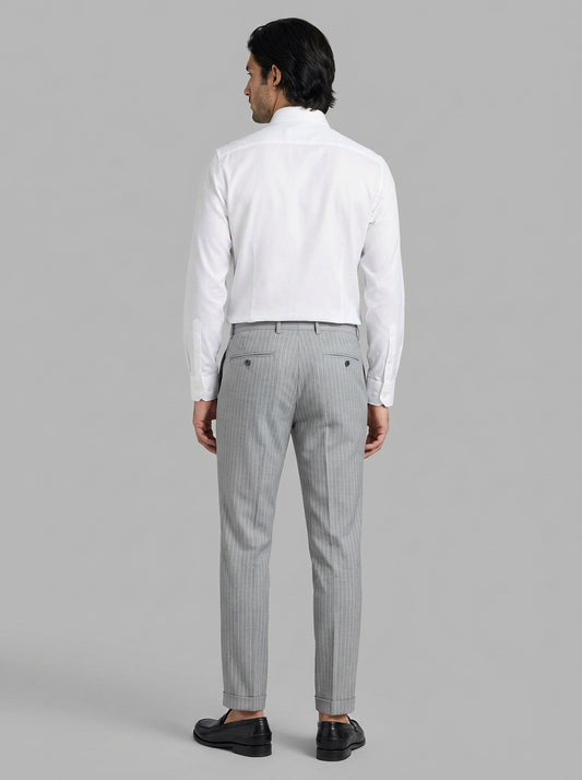 Gordon Pinstripe Trousers - Fresh Wool